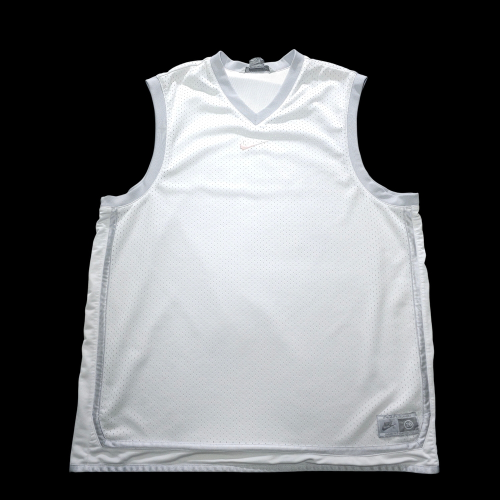 Nike Center Swoosh VTG 2005 White\Pink\Silver Basketball Jersey Men's XL